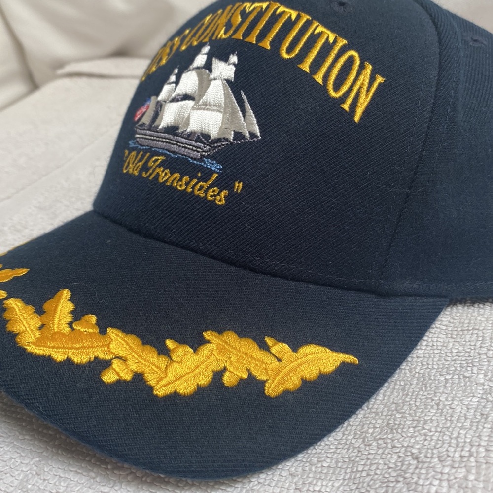 🇺🇸USS Constitution Black Hat / Cap “Old Ironsides” 🇺🇸 - Picture 2 of 7